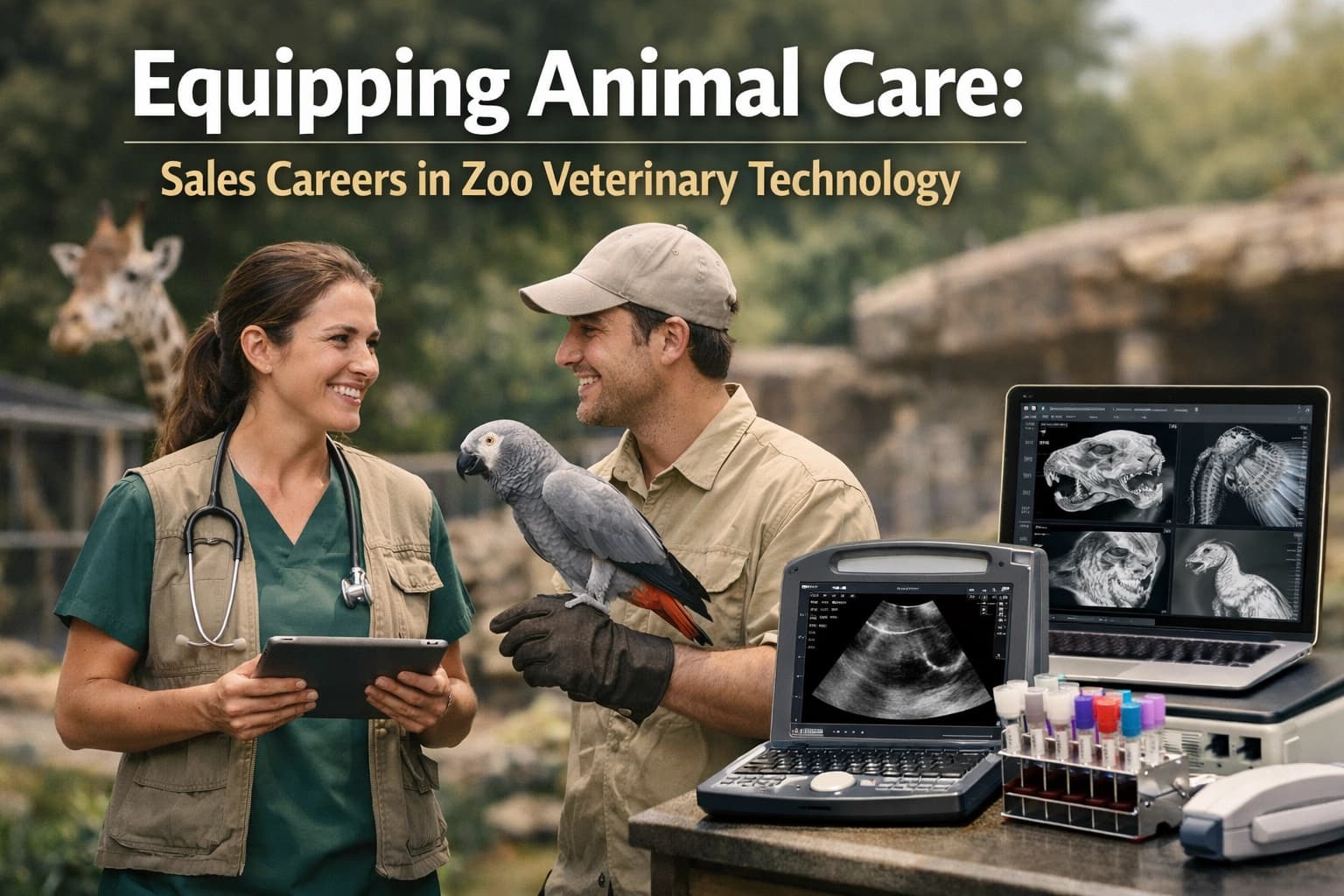 Veterinary equipment sales internship — zoo medical diagnostics and supplies